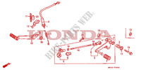 BREMSPEDAL/SCHALTPEDAL für Honda CBR 600 F 1990