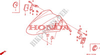KOTFLUEGEL, VORNE für Honda CBR 600 F 50HP 1991