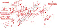STREIFEN(CBR600FN/2N) für Honda CBR 600 F 50HP 1992
