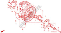 VORDERRAD für Honda CBR 600 F 1993