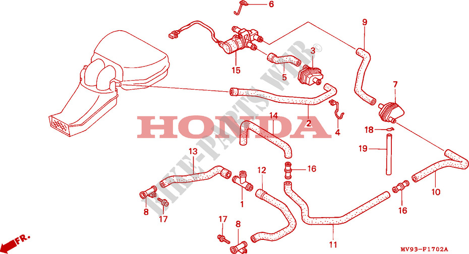 ELEKTROMAGNET VENTIL (CBR600FS/3S/T/3T/SET) für Honda CBR 600 F 1995