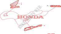 MARKE für Honda CB SEVEN FIFTY 750 34HP 2001