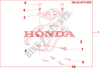 GEPAECKTRAEGER HINTEN für Honda CB 500 50HP 2002