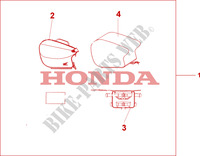 SATTELTASCHEN für Honda CB 500 S 2001