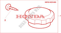 CHROME TEILE für Honda 1500 F6C 2002