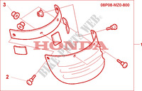 CHROME TEILE für Honda VALKYRIE 1500 F6C 2002