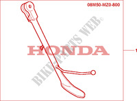CHROME TEILE für Honda F6C 1500 2000