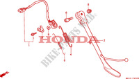 SEITENSTAENDER für Honda F6C 1500 2000