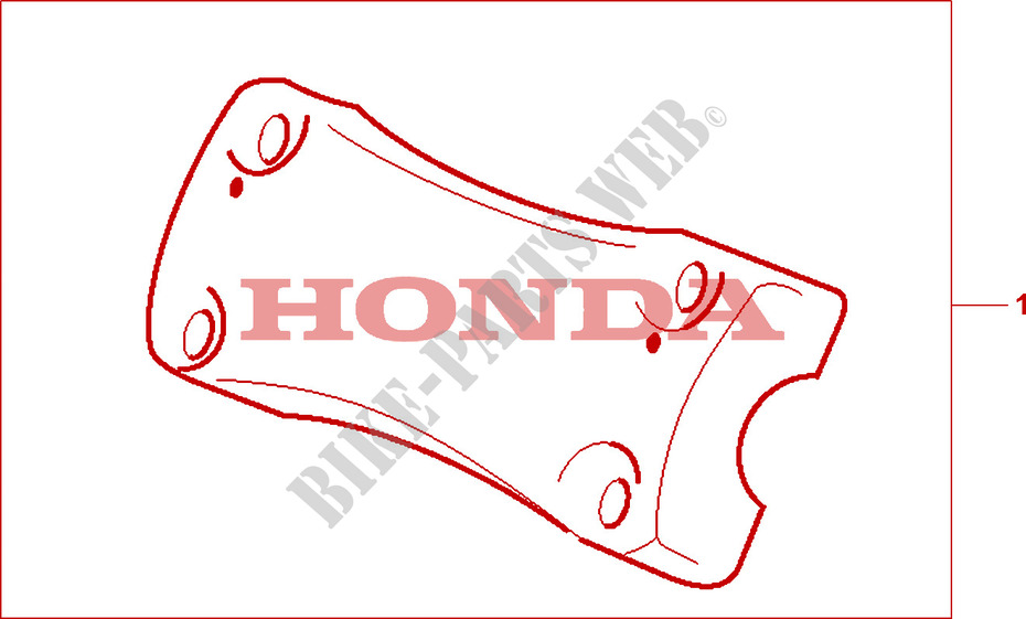 CHROME TEILE für Honda 1500 F6C 1999