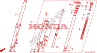 GABEL, VORNE für Honda BIG ONE 1000 1993
