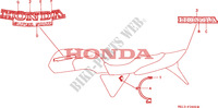 MARKE für Honda BIG ONE 1000 1993
