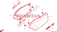 SEITENABDECKUNG für Honda GL 1500 GOLD WING SE 20éme anniversaire 1995