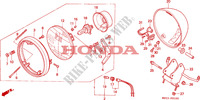 SCHEINWERFER für Honda SHADOW 750 50HP 1997