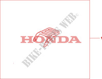 GEPAECKTRAEGER HINTEN für Honda VF 750 MAGNA 2002