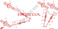 NOCKENWELLE/VENTIL für Honda VF 750 MAGNA 2002
