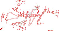 NOCKENWELLENKETTE/SPANNVORRICHTUNG für Honda VF 750 MAGNA 2001