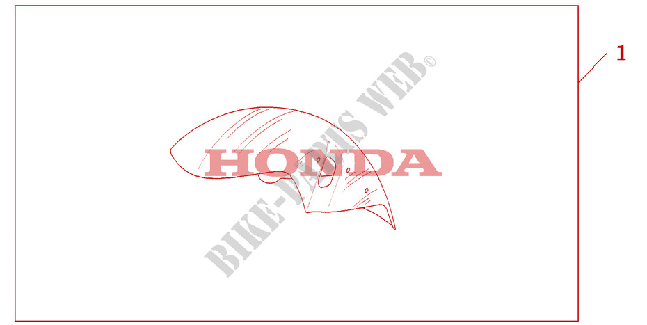 CHROME TEILE für Honda VF 750 MAGNA 2000
