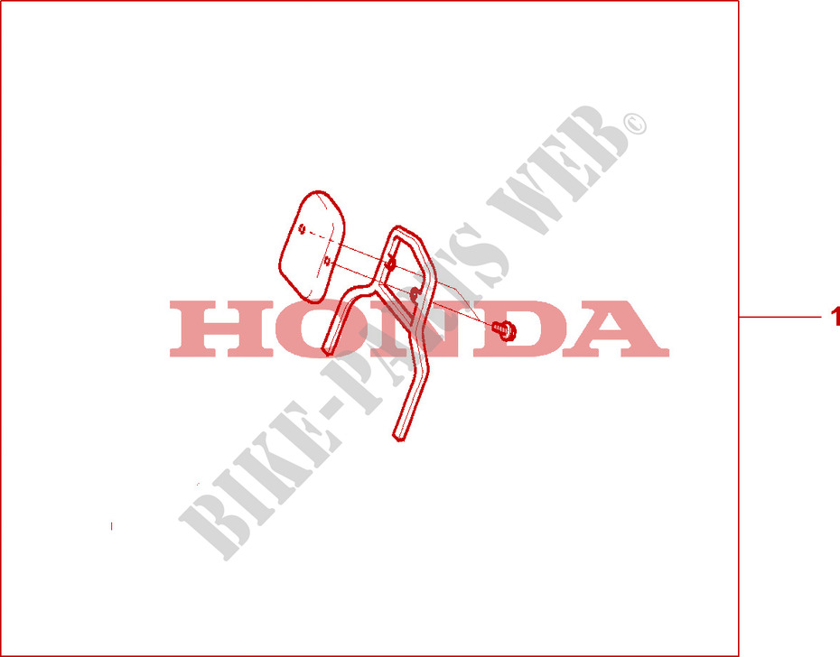 GEPAECKTRAEGER für Honda VF 750 MAGNA 2000