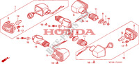 BLINKER für Honda NTV 650 34HP 1997