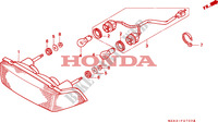 HECKLEUCHTE für Honda NTV 650 1997