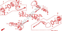 BLINKER(2) für Honda VLX SHADOW 600 2 TONE 1999