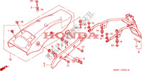 KOTFLUEGEL, HINTEN(2) für Honda SHADOW 600 VLX DELUXE 1999