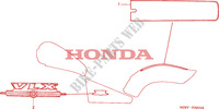 MARKE(4) für Honda VLX SHADOW 600 2 TONE 1999