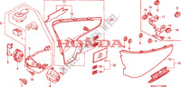 SEITENABDECKUNG für Honda VT SHADOW 600 34HP Kumamoto factory 1999