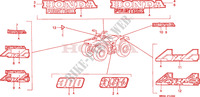 MARKE für Honda TRX 300 FOURTRAX 4X44 1996
