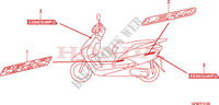MARKE für Honda LEAD 110 2012