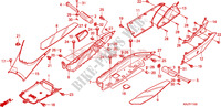BODENBLECH/MITTELABDECKUNG für Honda S WING 125 FES SPECIAL 2009
