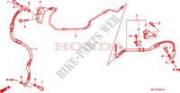 HINTERE BREMSLEITUNG(FES125)(FES150) für Honda S WING 125 FES 2011
