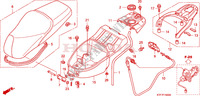 SITZ/HANDGEPAECKFACH für Honda SH 125 S TOP CASE 2007