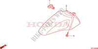KOTFLUEGEL, VORNE für Honda SH 125 REAR DISK BRAKE AND TOP BOX 2010