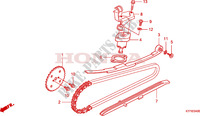 NOCKENWELLENKETTE/SPANNVORRICHTUNG für Honda SH 125 R, REAR DRUM BRAKE 2010