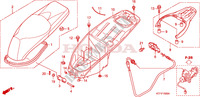 SITZ/HANDGEPAECKFACH für Honda SH 125 REAR DISK BRAKE, SPECIAL 2009