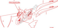MARKE/STREIFEN (PES125R/PES150R) für Honda PES 125 INJECTION SPORTY SPECIAL 2008