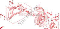HINTERRAD/SCHWINGE für Honda PES 125 INJECTION SPORTY SPECIAL 2009