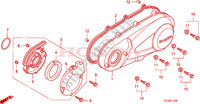 KURBELGEHAEUSEDECKEL, L. für Honda PES 125 INJECTION SPECIAL 2009