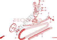NOCKENWELLENKETTE/SPANNVORRICHTUNG für Honda PES 125 INJECTION SPORTY SPECIAL 2009