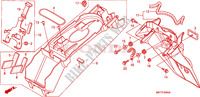 KOTFLUEGEL, HINTEN für Honda XL 1000 VARADERO ABS 2009