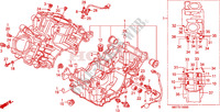 KURBELGEHAEUSE für Honda XL 1000 VARADERO ABS RED 2009