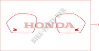 PANNIER COVER SET für Honda XL 1000 VARADERO ABS 2007