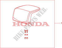 TOP BOX PILLION PAD (TOP) für Honda XL 1000 VARADERO 2008