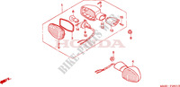 BLINKER(CBF600N/NA) für Honda CBF 600 NAKED ABS SPECIAL 2005