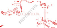 BREMSPEDAL/SCHALTPEDAL(CBF600S8/SA8/N8/NA8) für Honda CBF 600 FAIRING ABS 25KW 2008