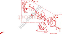 VORDERRAD BREMSSATTEL(L.) (CBF600S6,8/SA6/N6,8/NA6) für Honda CBF 600 NAKED 2008