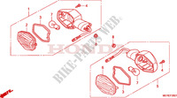 BLINKER(CBF600N/NA) für Honda CBF 600 NAKED ABS 25KW 2009