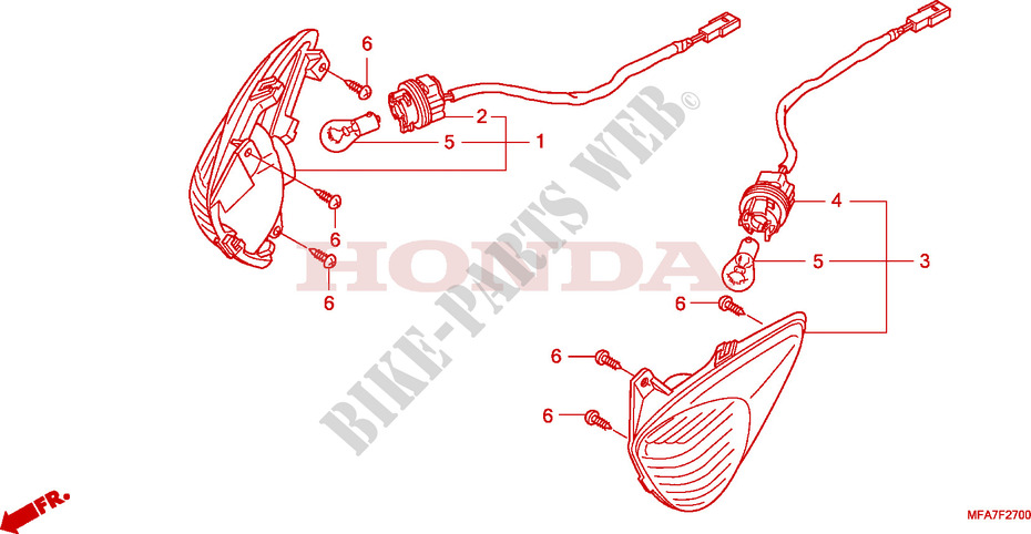 BLINKER für Honda CBF 1000 ABS 2006