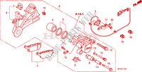 HINTERRAD BREMSSATTEL(CB600FA/FA3) für Honda CB 600 F HORNET ABS 34HP 2010